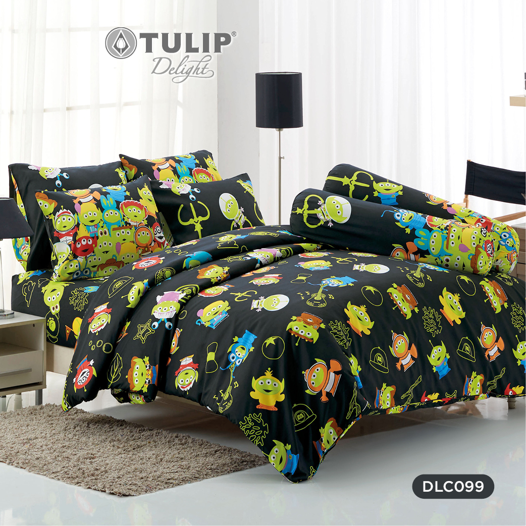 Tulip รุ่น Delight ชุดเครื่องนอน ลิขสิทธิ์การ์ตูน เอเลี่ยน ลาย DLC099 ราคา 900 บาท*ส่งฟรี