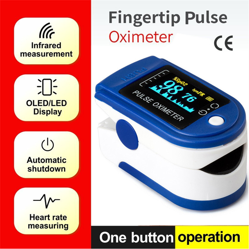 วัดออกซิเจน Pulse Oximeter Monitor Upgrade เครื่องวัดออกซิเจนในเลือด วัดออกซิเจน วัดชีพจร Pulse Oximeter  อุปกรณ์ตรวจวัดชีพจร เครื่องวัดออกซิเจนในเลือด