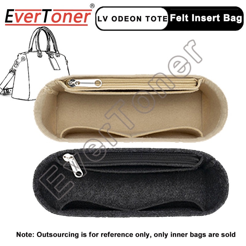 Suitable For Felt Insert Bag Organizer for LV Side Trunk PM soft box  handbag women's storage finishing support shaped liner lining