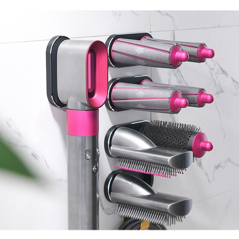 For Dyson Airwrap Wall-Mounted Dryer and Hair Curler Storage Rack Hair