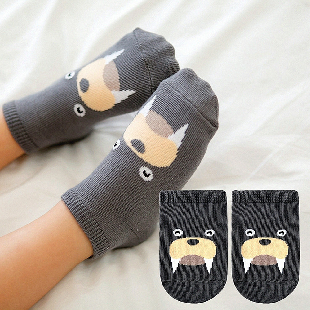 ALTHILY ฤดูร้อนฤดูใบไม้ร่วงสาวการ์ตูน Anti-Slip ทารกแรกเกิดถุงเท้าสั้นถุงเท้าเด็กพื้นถุงเท้า