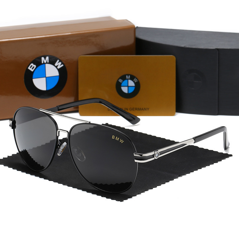 BMW ใหม่4sร้านกับผู้ชายแว่นกันแดดโพลาไรซ์ขับรถแว่นกันแดดตกปลากลางแจ้งขี่กบแว่นตา