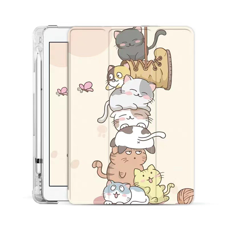 ⚡เคส Ipad⚡smart case ไอแพด เคสไอแพด Gen7 Gen8 10.2 2019 Air4 air3 2 Pro 10.5 Gen 6 Gen 5 9.7 2017 / 2018 ฝาหลัง TPU