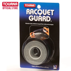 สินค้า TOURNA RACQUET GUARD TAPE 1\"x20 Ft เทปกันรอยใช้ติดหัวไม้เทนนิสและแบดมินตัน สีดำ 1 ม้วน