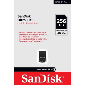 สินค้า SANDISK ULTRA FIT USB 3.1 256GB (SDCZ430-256G-G46)