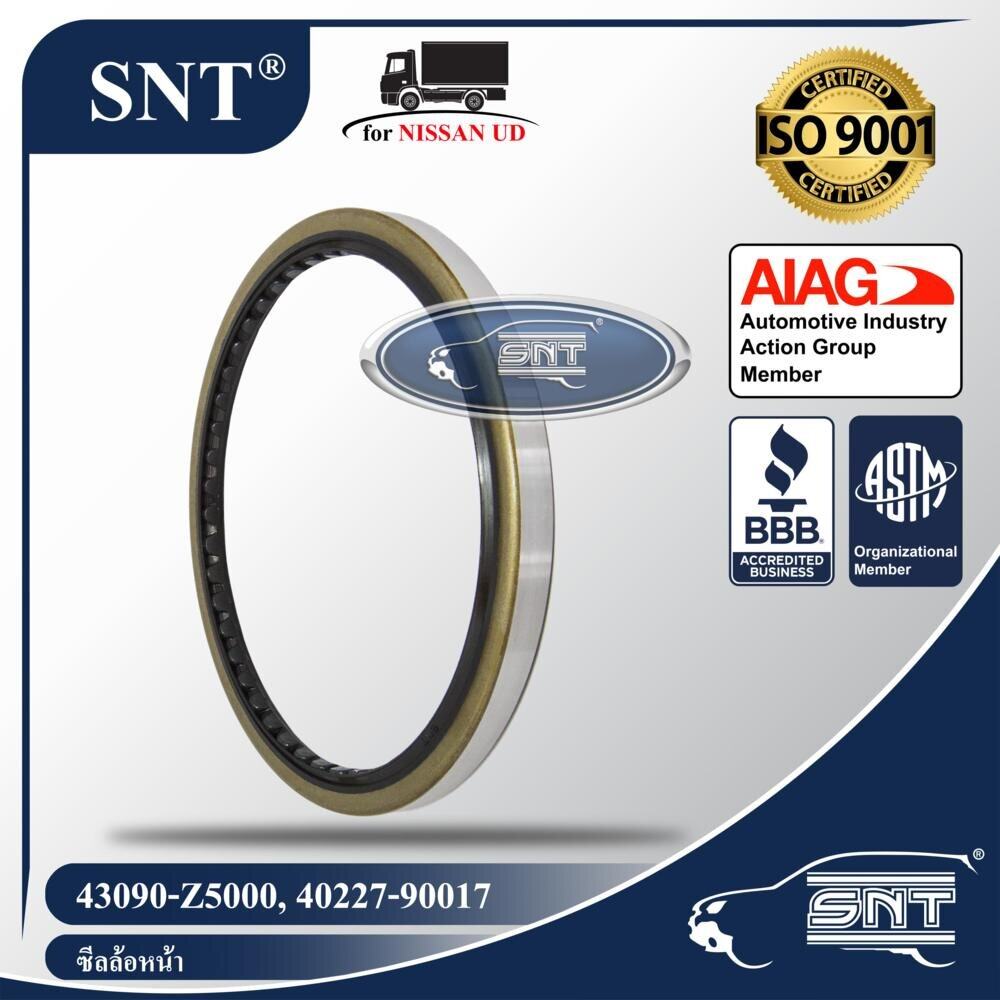 SNT ซีลล้อหน้า, Oil Seal - NISSAN UD / UD Trucks ( นิสสัน ยูดี / ยูดี ทรัคส์ ) รุ่น CW430 P/N 43090-Z5000, 43090Z5000 ราคา 109 บาท*ส่งฟรี