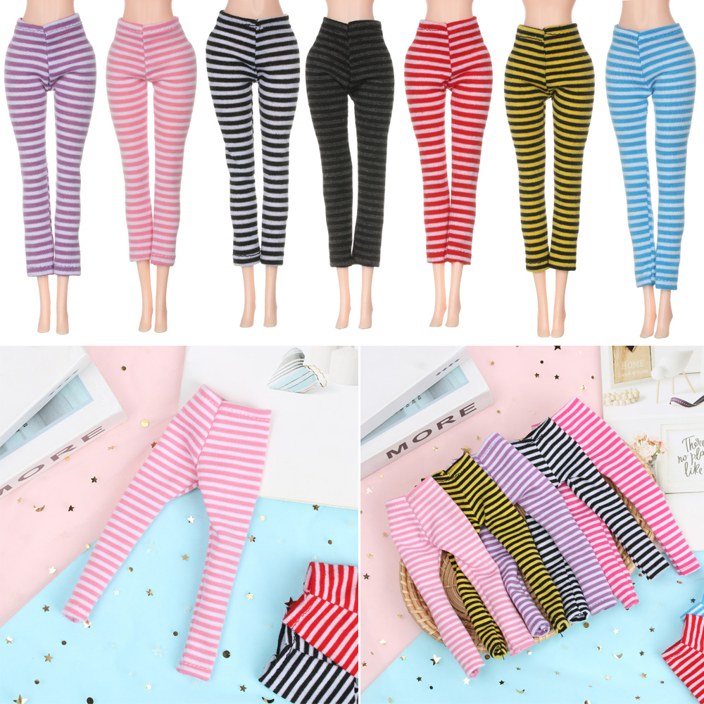 SUNNY DAY BEAUTY 18 Style 1/6 Doll Gifts New Fashion Elastic Trousers Doll Clothes Candy Color Pants Handmade