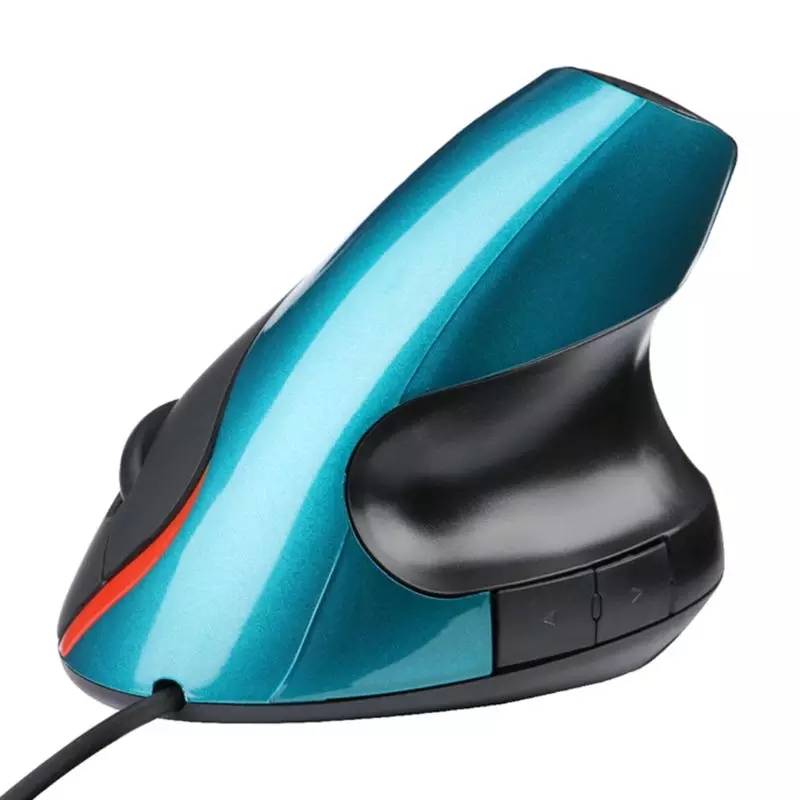 เมาส์ในแนวตั้ง เพื่อสุขภาพมือ 2.4G Wireless Vertical USB 6 Keys Mouse Ergonomic Design Optical 2400DPI Mice