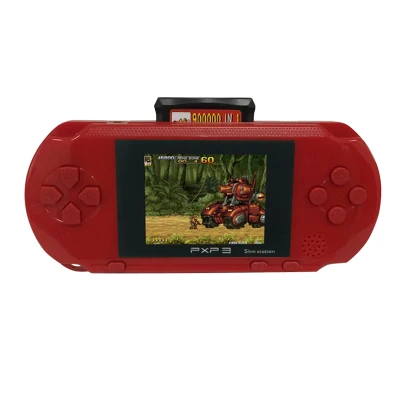 3'' Portable 16 Bit Retro PXP3 Slim Station Video Games Player Handheld Game Console 2pcs Game Card built-in 150 Classic Games (4)