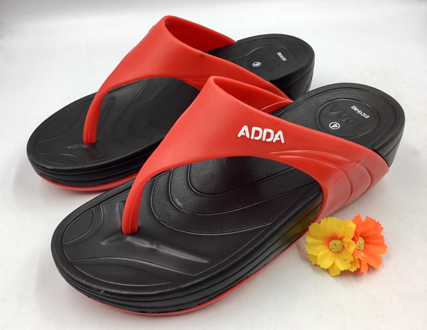 รองเท้าแตะผู้หญิงแบบพื้นหนา ADDA ของแท้ 100% (พื้นดำ)
