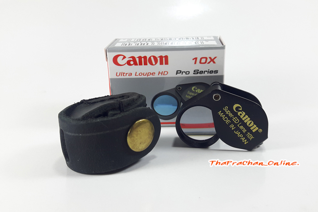 กล้องส่องพระ Canon 10x18mm ULTRA HD  เลนท์แก้วคุณภาพสูง พร้อมซองหนัง (มีให้เลือก 2 สี เงิน-ดำ)