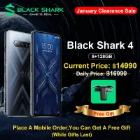Xiaomi Black Shark 4 6GB 8GB 12GB RAM 128GB 256GB ROM Shark Phone Official Global 5G Gaming Phone Snapdragon 870 Type-C 120W Hyper Charging 144Hz Refresh Rate 6.67 inch AMOLED Magnetic Pop-Up Triggers Rog Fingerprint Redmagic Liquid Cooling