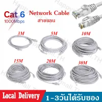 สายแลนCat6 LAN สายแลนเน็ต Ethernet Cable UTP RJ45 Gigabit สายแลน 30 เมตร 25M/20M/15M/10M/5M/3M For แล็ปท็อป Laptop PC Modem สาย lan cat6 A66