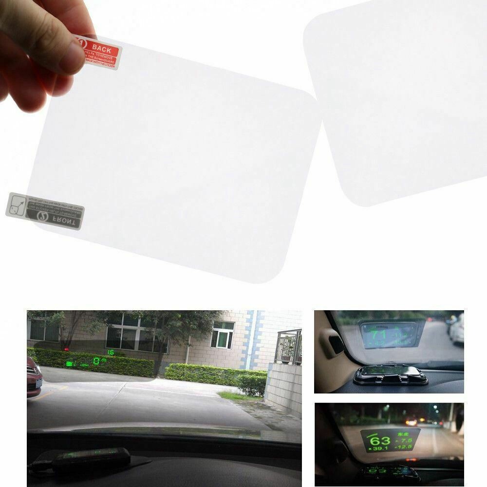 WS89PZJ4 New Transparent Clear Phone GPS Car Windshield Screen Sticker Reflective Film HUD Projector Head Up Display