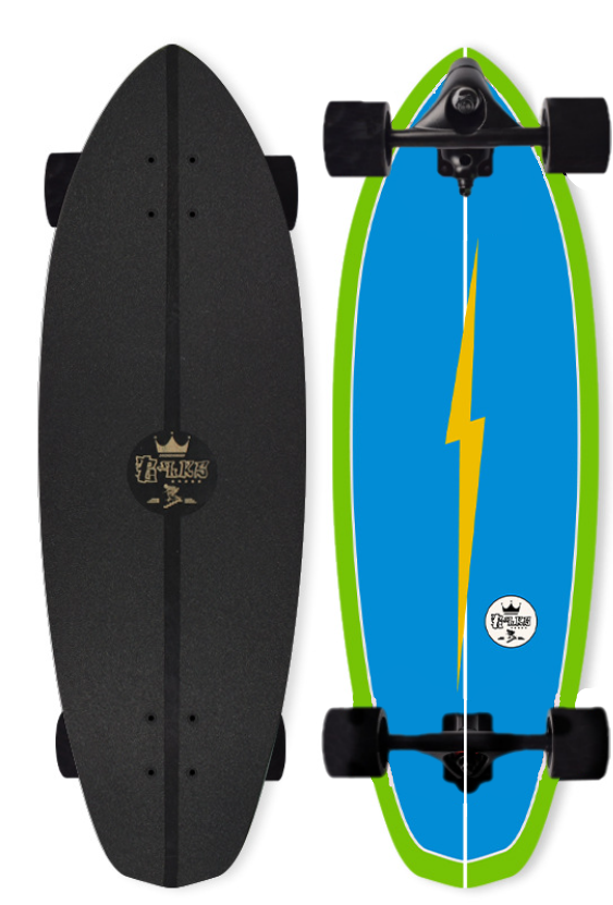ส่งจากไทย! Blks เซิร์ฟสเก็ต 32 นิ้ว ทรัค CX4 CX7 S7 P7 (waterborne) surfskate 32" ผู้ใหญ่ ของแท้ สเก็ตบอร์ด skateboard