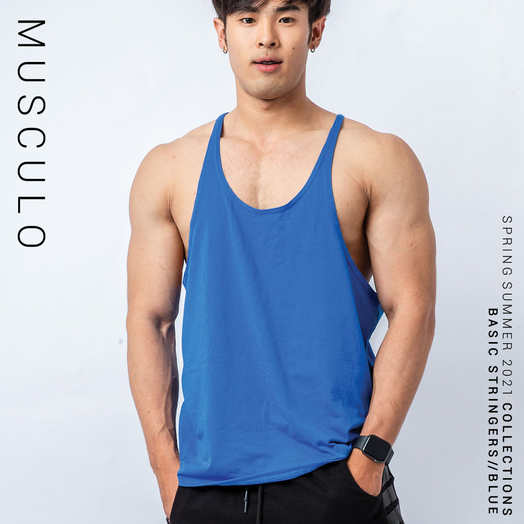 Musculo Basic stringers for body builder เสื้อกล้ามเพาะกายทรงสายเดี่ยว