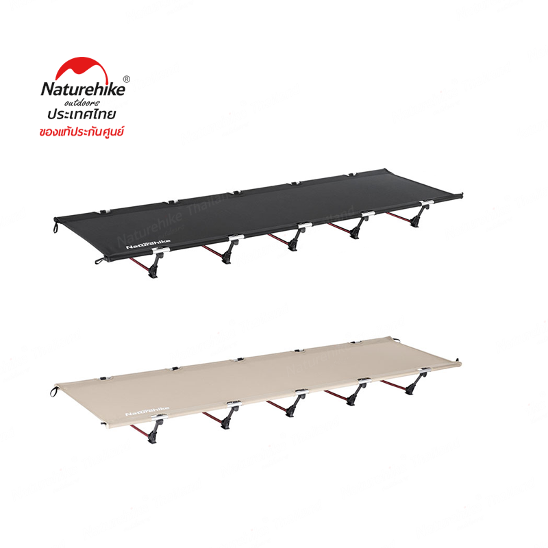 Naturehike Thailand เตียงสนาม(แบบเตี้ย) พับเก็บง่าย Outdoor Folding Camp Bed ราคา 2,750 บาท*ส่งฟรี