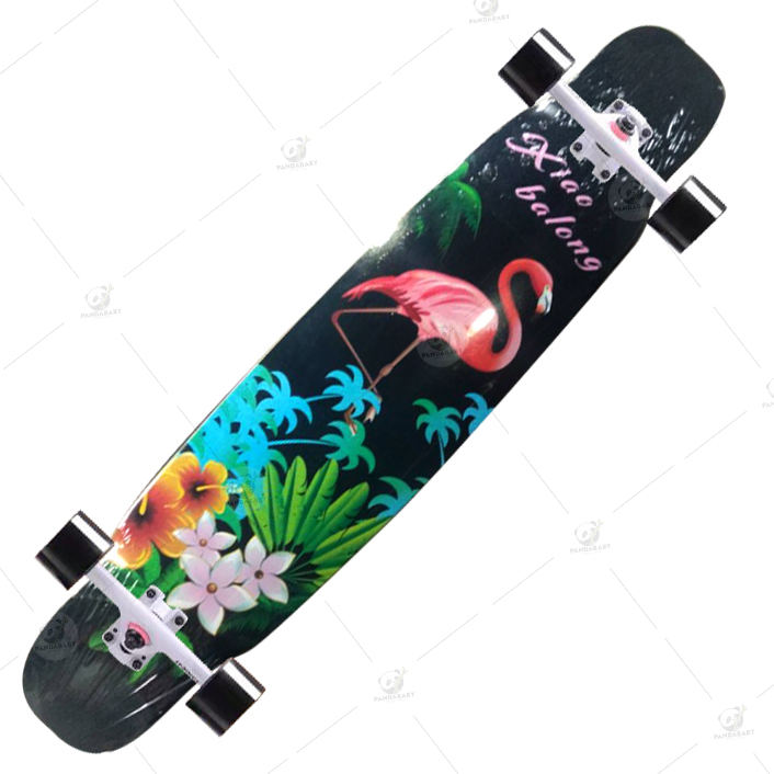 Hot Sale Skateboard สเก็ตบอร์ด longboard ลองบอร์ด (ฟรี! กระเป๋าอุปกรณ์ครบชุด) เมเปิลแคนาดาแท้ 8 ชั้น สเก็ตบอร์ดยาว Freestyle longboard ราคาถูก เซิร์ฟสเก็ต