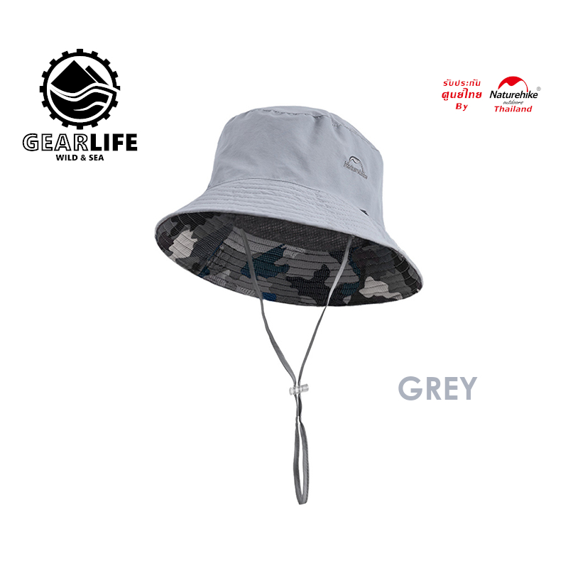 (ศูนย์ไทย) Naturehike HT08 หมวกกันแดด UPF50+ หมวกเดินป่า หมวกบักเก็ต หมวก Outdoor UV Protection Fisherman Hat