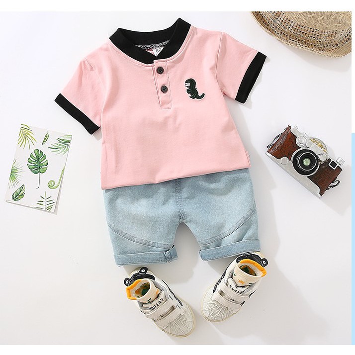 Baby ชุดเซต 2 ชิ้น ชุดเด็ก เสื้อ+กางเกง  รุ่น B400