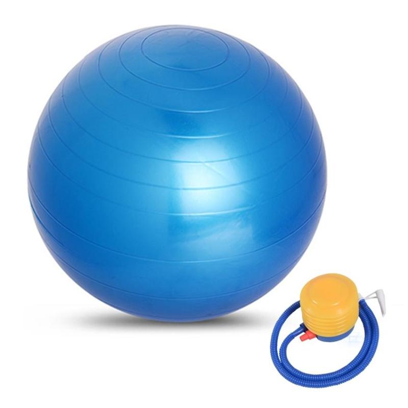 BKK ลูกบอลโยคะ บอลโยคะ ลูกบอลฟิตเนส พร้อมที่สูบลูม ขนาด 75CM 65CM 25CM Yoga ball