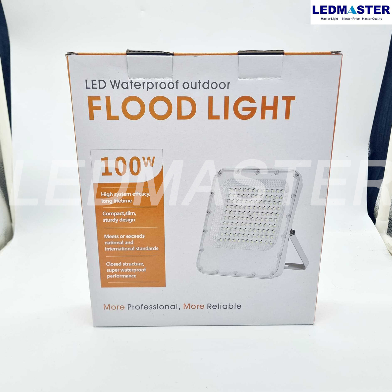 สปอร์ตไลท์ led ทรง Philips 30W - 200W รุ่น Slim บอดี้ขาว คุณภาพสูง ราคาโรงงาน Floodlight สนามฟุตบอล