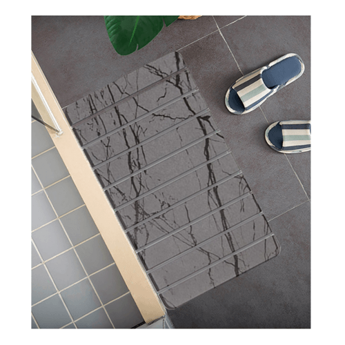 COZY พรมหินเช็ดเท้า แบบพับได้ ขนาด 39x60x0.9 ซม. WY02 สีเทา ราคา 551 บาท*ส่งฟรี