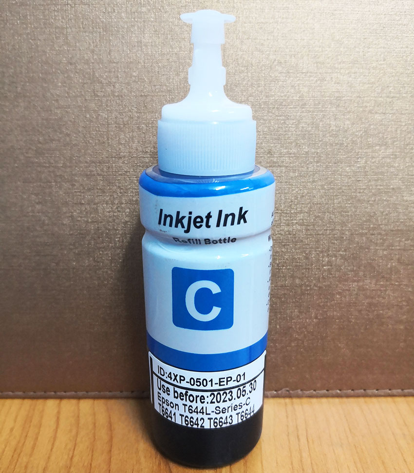 หมึก​เติม For Epson  Ink T6641 T6642 T6643 T6644 มีกล่อง​(ขวดละ100ml)