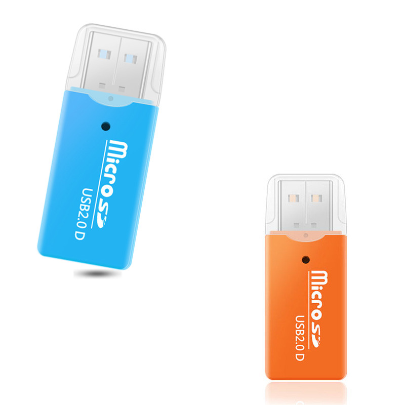 ซื้อหนึ่งแถมหนึ่ง แบบพกพา USB 2.0 Card Reader USB TF Micro SD OTG อะแดปเตอร์เครื่องอ่านการ์ดหน่วยความจำสำหรับ Samsung Macbook Huawei LeTV