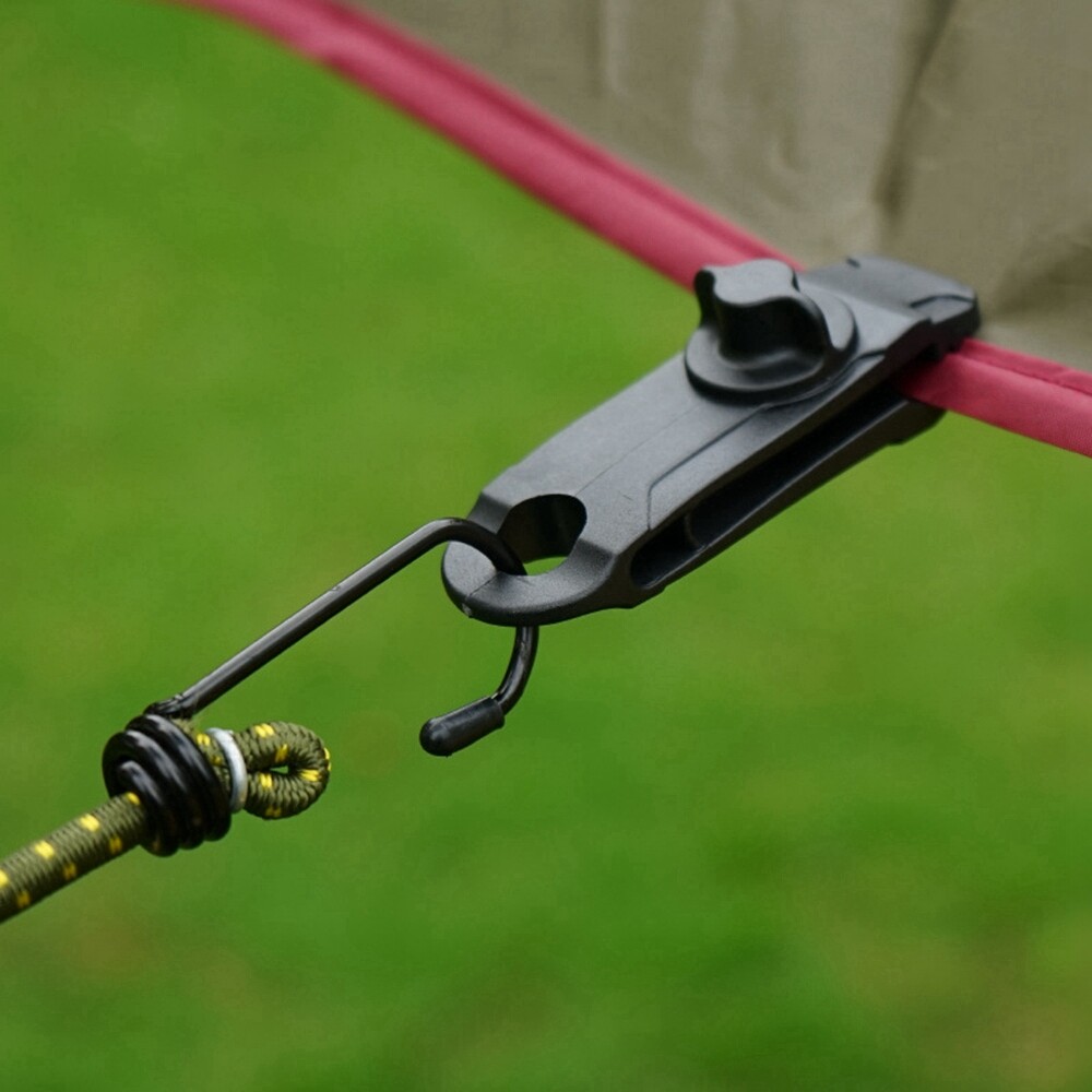 ZHONGCUI 1/5/10Pcs Clamp Tarp Outdoor Camps Kit Caravan Jaw Grip Gripper Windproof Clip Hook Tarp Clips Camping Tent Holder Canvas Tighten tool