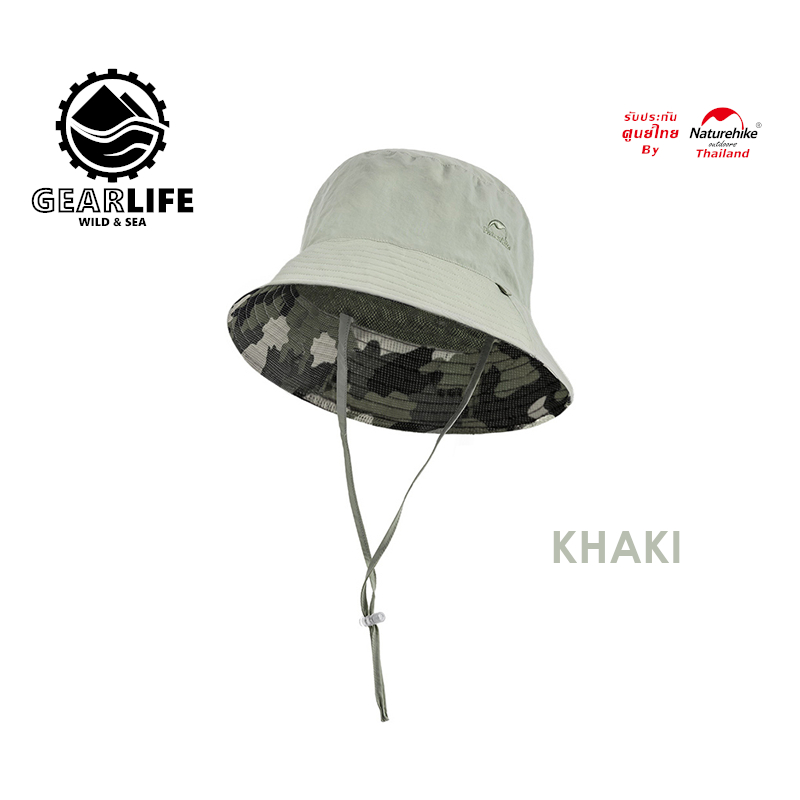 (ศูนย์ไทย) Naturehike HT08 หมวกกันแดด UPF50+ หมวกเดินป่า หมวกบักเก็ต หมวก Outdoor UV Protection Fisherman Hat