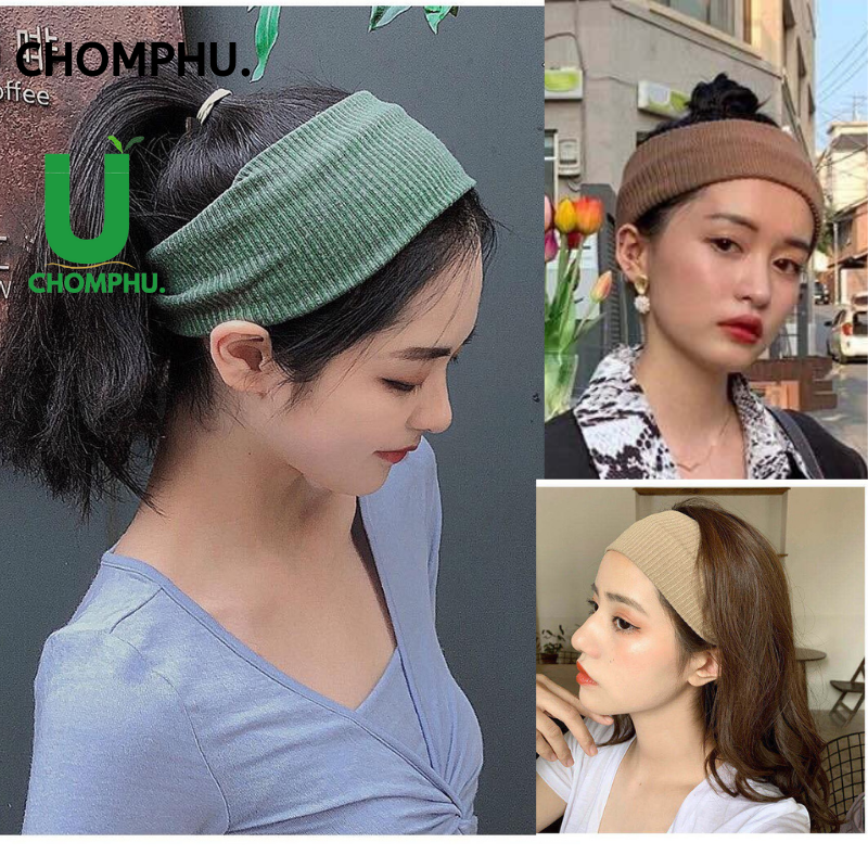 ผ้าคาดผม ที่คาดผม Headband ที่คาดผมแฟชั่น ผ้าคาดผมออกกำลังกาย ผ้าคลุมหัว ผ้ารัดหัว ยางรัดหัว ผู้ชายและผู้หญิง โยคะ แต่งหน้าสไตล์เกาหลี