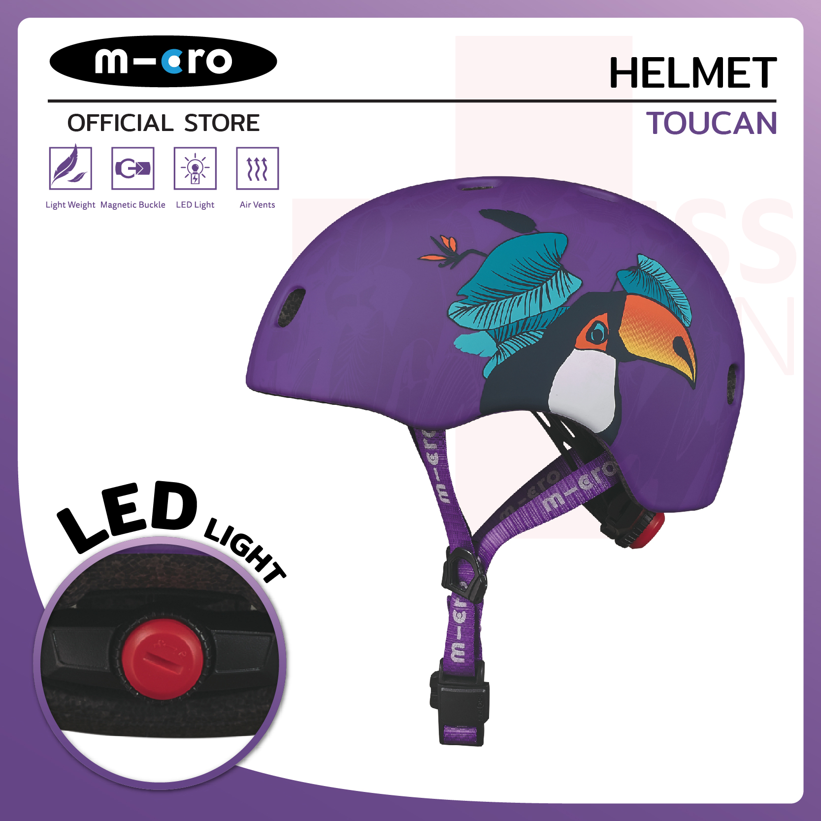 Micro Helmet Toucan ราคา 2,475 บาท*ส่งฟรี