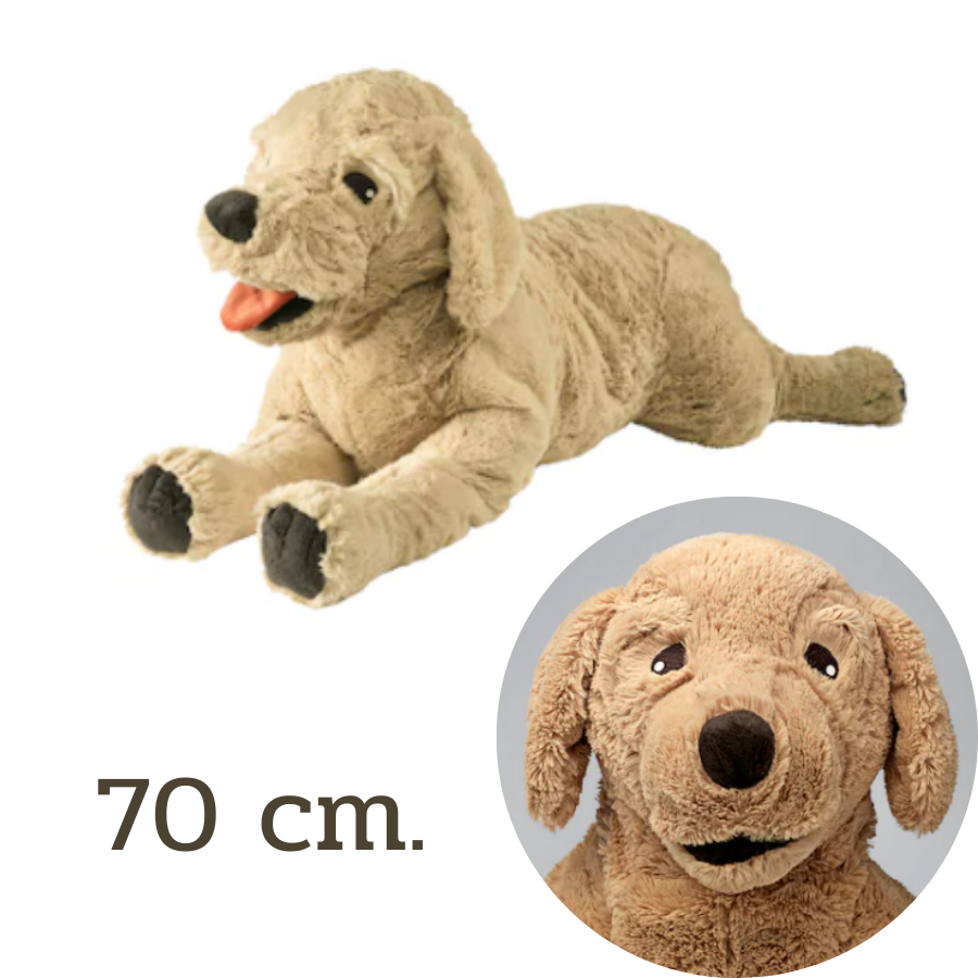 ตุ๊กตาผ้า สุนัข/สุนัขโกลเด้น 2 ขนาด 40 cm. 70 cm. ikea GOSIG GOLDEN กูสซิก โกลเด้น