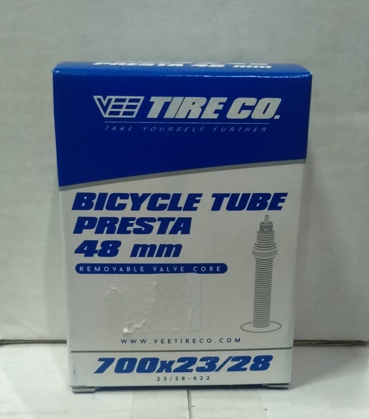 ยางในจักรยาน VEE TIRE CO ขนาด 700X23/28-622 48 MM / 60 MM / 80MM (บรรจุ 1 เส้น)