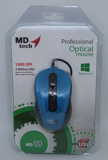Mouse MD-Tech เม้าส์ USB รุ่น MD-18 แบบสายUSB