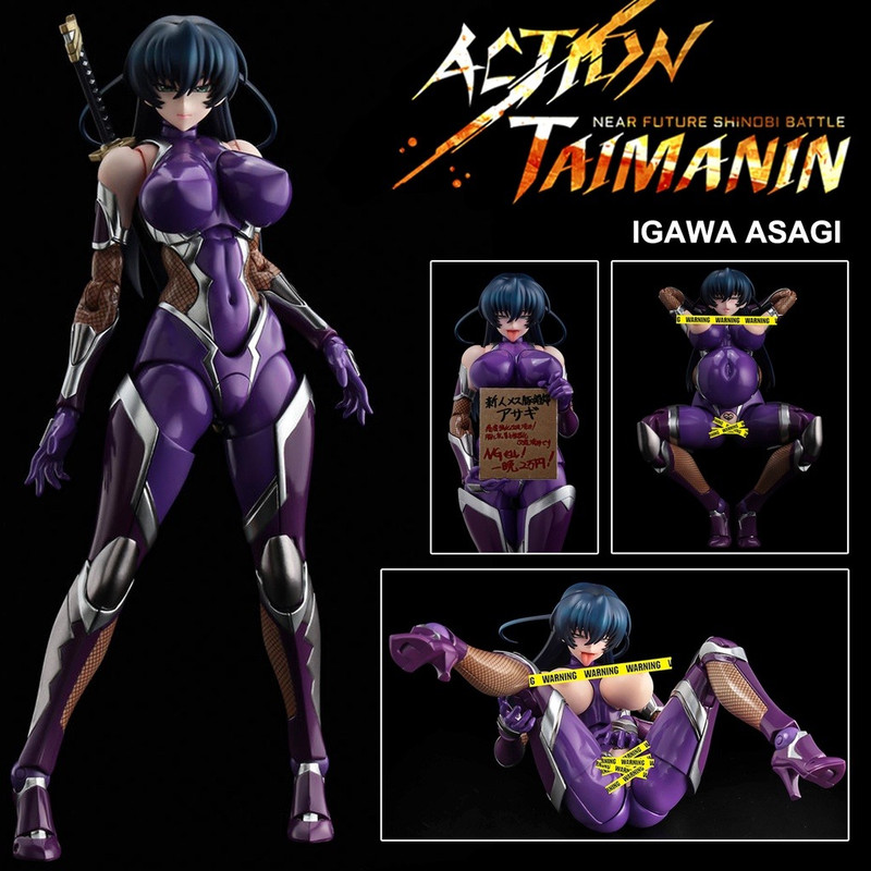 Figma Figure Model By Skytube Taimanin Asagi Yukikaze Taimanin Igawa Asagi