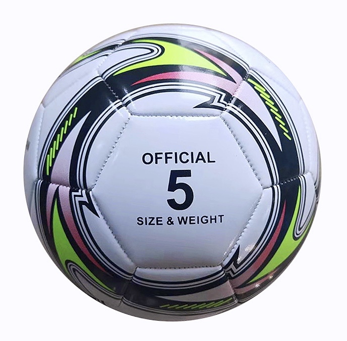 [100%ภาพจริง]ลูกฟุตบอล เบอร์5 เต็มลมเรียบร้อย พร้อมใช้งาน  Football Soccer Ball-Size5