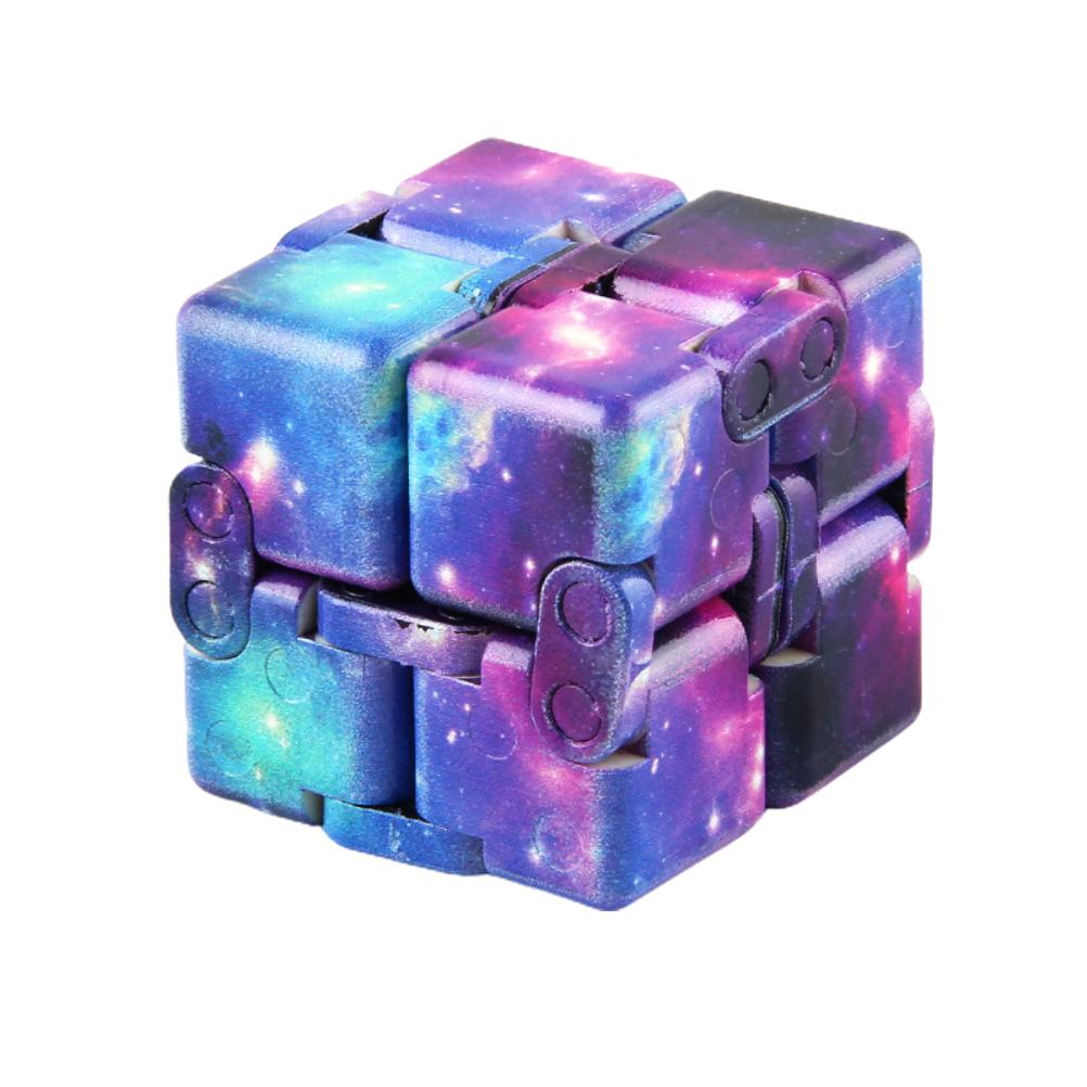 Mini ฟิดเจ็ตฟิงเกอร์ของเล่น Square Fidget Toy น้ำหนักเบาง่ายต่อการพกพา Decompression Cube ของเล่นสำหรับความวิตกกังวลออทิสติก
