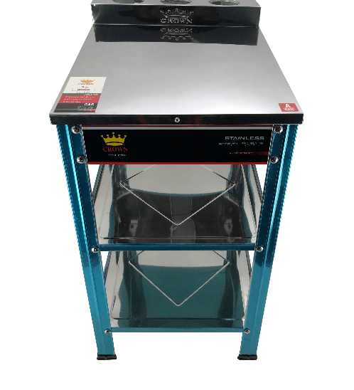 CROWN โต๊ะวางเตาเดี่ยว สเตนเลส SGT-03N สีสเตนเลส ราคา 1,210 บาท*ส่งฟรี