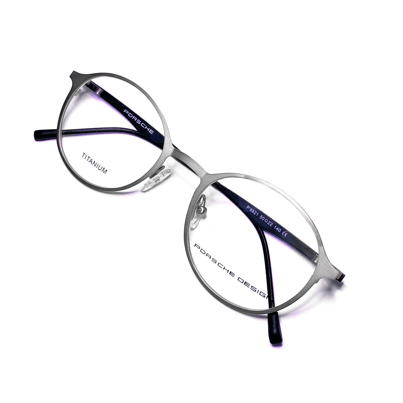 กรอบแว่นตา สำหรับตัดเลนส์ แว่นตา Fashion แว่นตา ทรงสปอร์ต 21 สีเงิน ไทเทเนียม Titanium ขาสปริงไม่ใช้น็อต น้ำหนักเบา ทนทาน รับตัดเลนส์ ราคา 1,995 บาท*ส่งฟรี