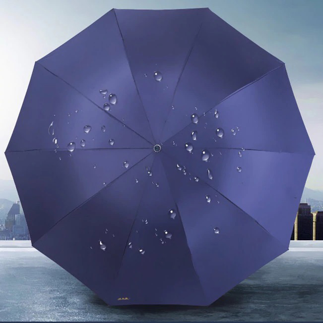 ร่มขนาดใหญ่พับได้ กว้างถึง 1.3 เมตร กันฝน เคลือบสารกันแสง UV 100% แสงไม่ทะลุ ป้องกันได้ทั้งฝน และแดด เหมาะสำหรับติดไว้ในรถ