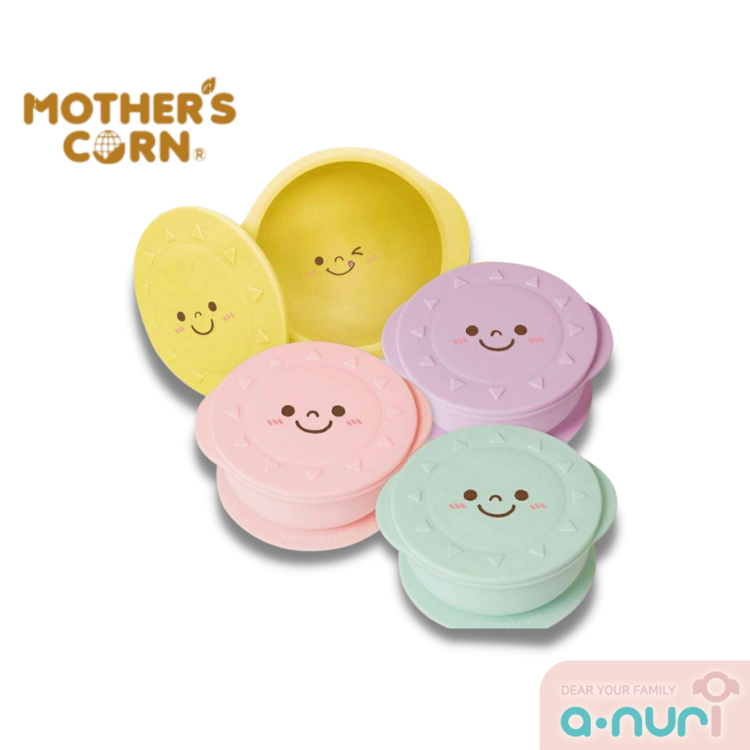 Mother's Corn มาเธอร์คอร์น แบรนด์แท้ ถ้วยใส่อาหารเด็ก Sunny Bowl ถ้วยสิลิโคนฟู้ดเกรด ของใช้เด็กอ่อน ของใช้แม่และเด็ก ราคา 895 บาท*ส่งฟรี