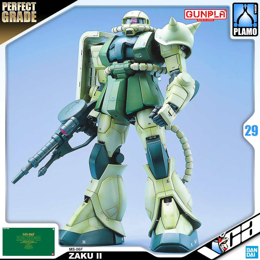 VCA ⭐️ BANDAI GUNPLA PERFECT GRADE PG 1/60 MS-06F ZAKU II ประกอบ หุ่นยนต์ โมเดล กันดั้ม กันพลา ของเล่น VCAGTH ราคา 4,320 บาท*ส่งฟรี