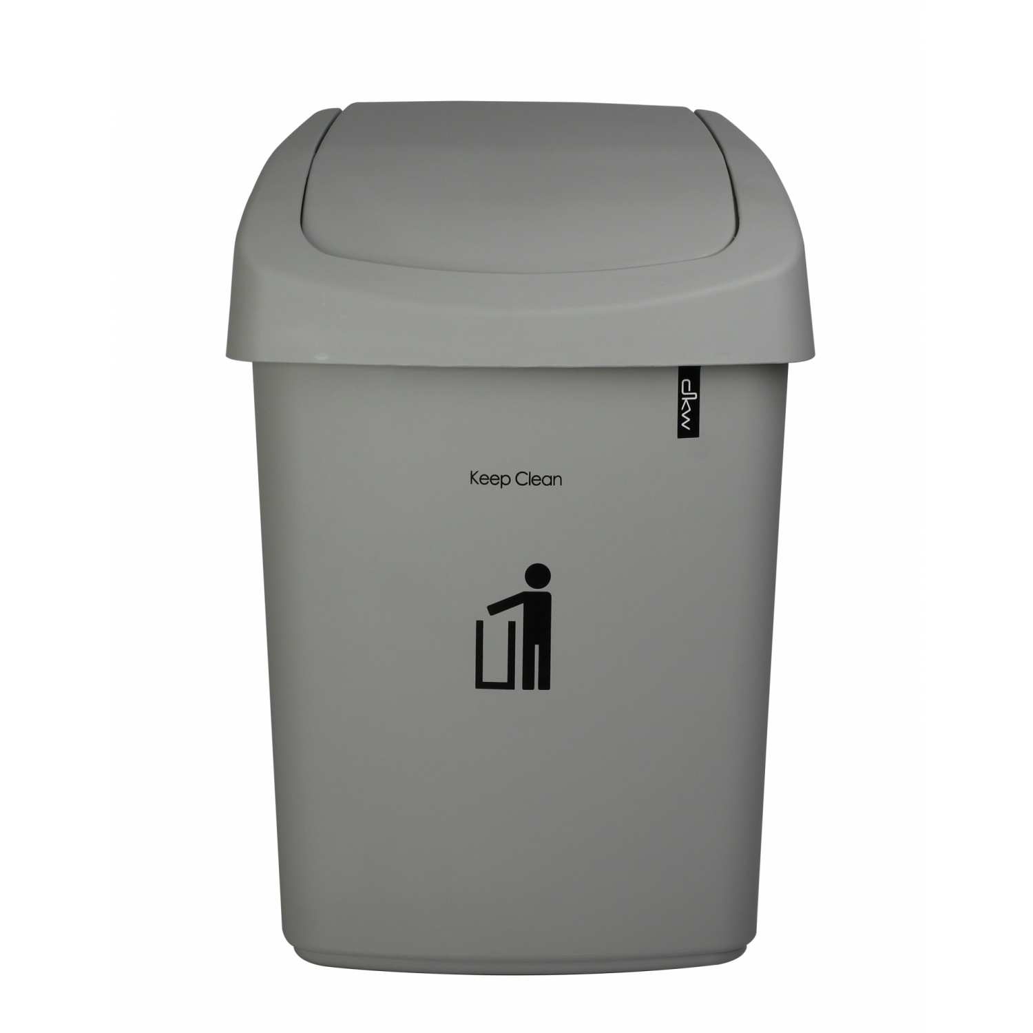 DKW ถังขยะฝาสวิง 9 ลิตร 18x24.5x37ซม. รุ่น HH-208P สีเทาอ่อน ราคา 194 บาท*ส่งฟรี