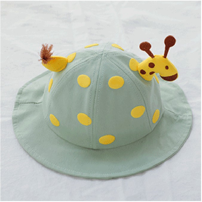 Baby Touch หมวกเด็ก ปีกรอบ พรีเมี่ยม จุกดอกไม้ (Hat - DO)