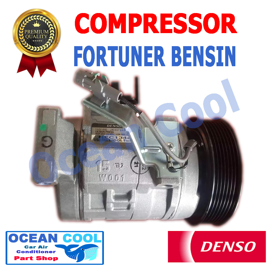 Compressor Fortuner Gasoline Engine 2Tr: Gasoline 2.7L Year 2005 - 2015 Com0031 Toyota Jk446240-8050 Toyota Fortuner Compressor Car Air Conditioner Compressor Air Conditioner Compressor Compressor ราคา 13,800 บาท*ส่งฟรี