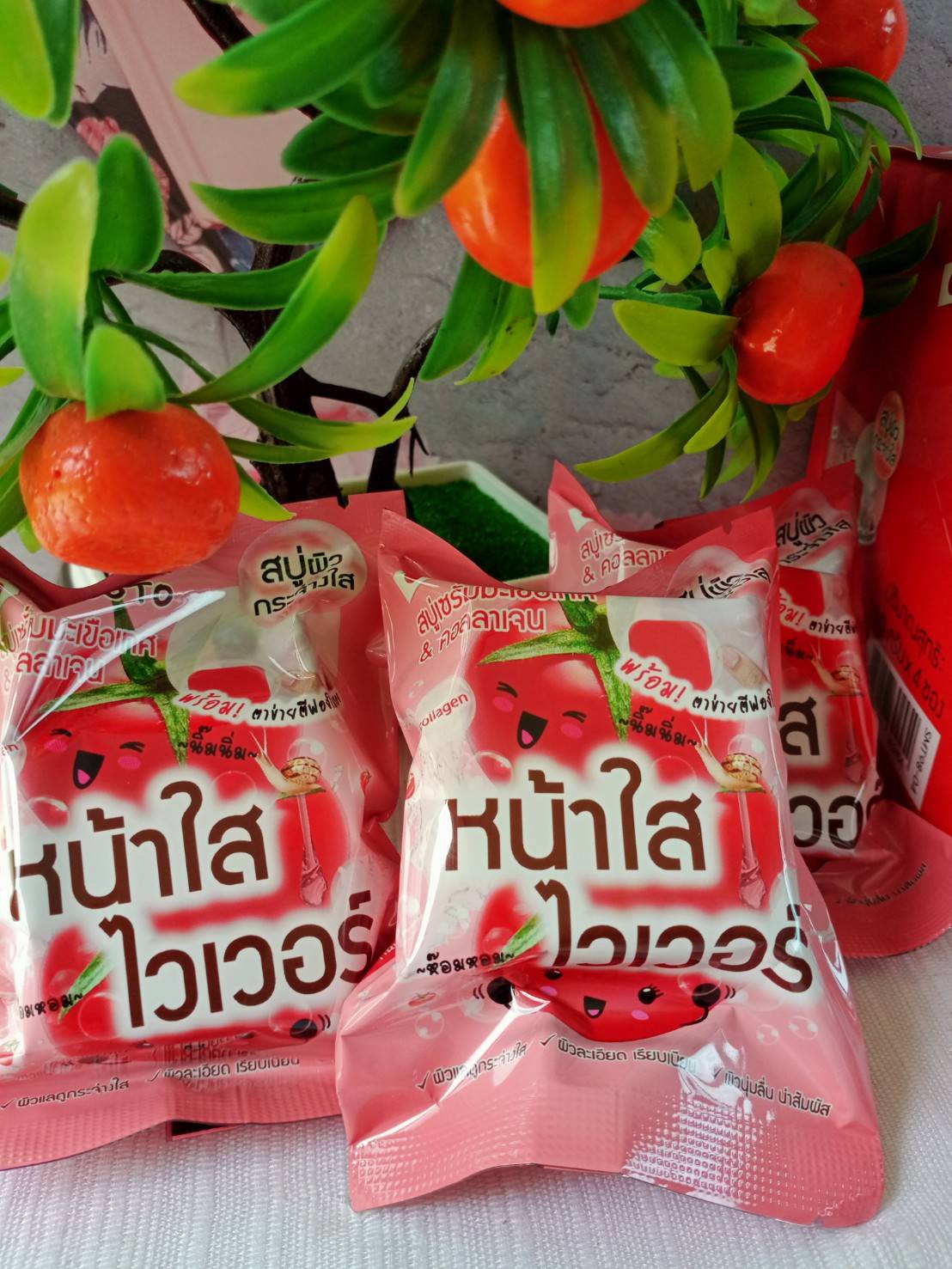 (1ก้อน) สบู่ล้างหน้า สบู่เซรั่มมะเขือเทศ คอลลาเจน SMOOTO สบู่ผิวกระจ่างใส ขนาด 60 กรัม ??ซื้อครบ99บาท ส่งฟรี