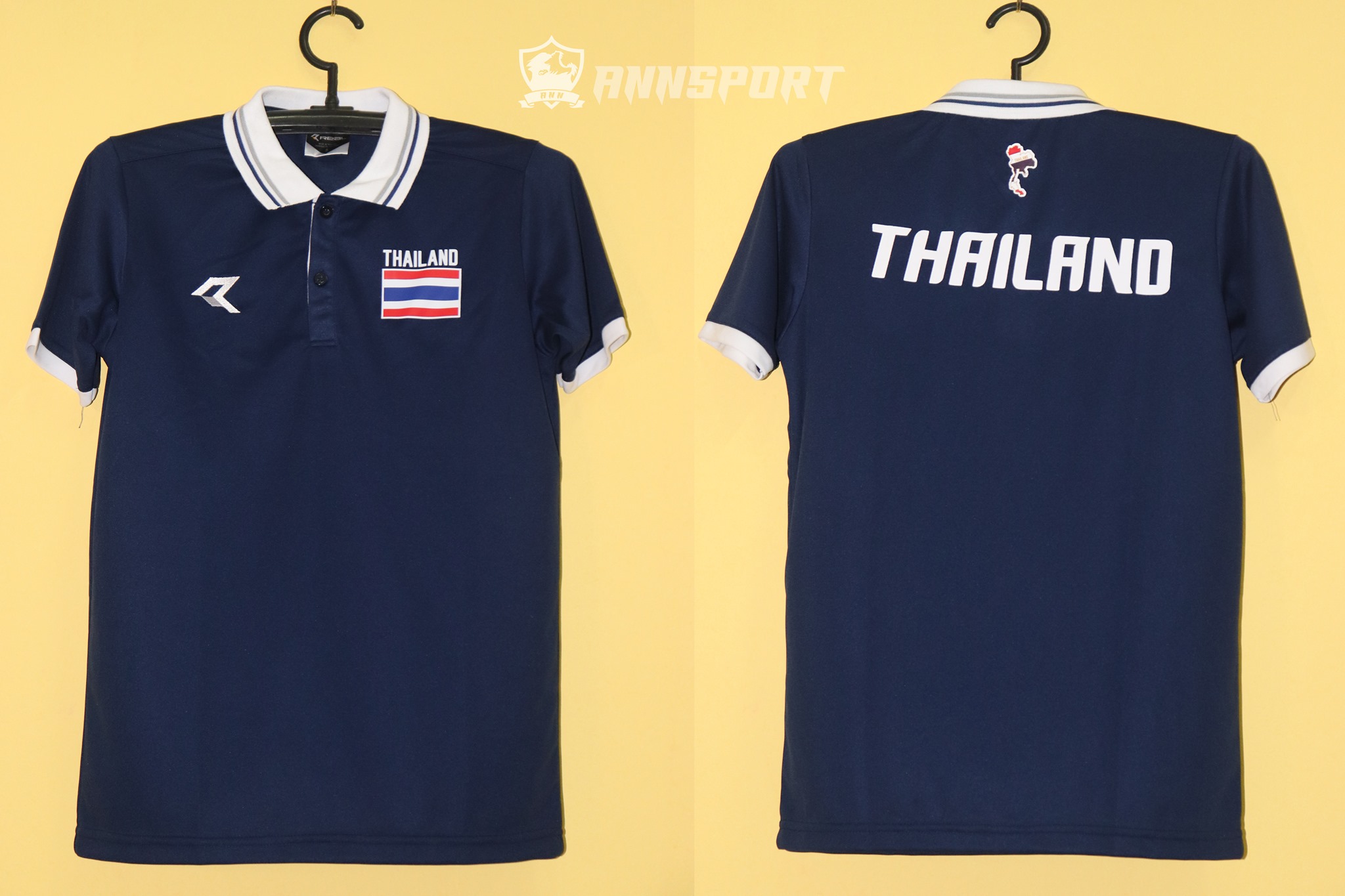 REAL199 เสื้อกีฬาคอโปโล เสื้อเชียร์ฟุตบอล ทีมชาติไทย THAILAND