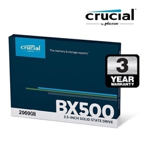 สินค้า Cr 2TB BX500 SATA3 2.5   SSD